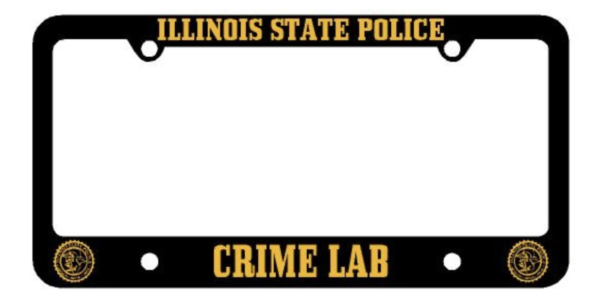 Crime Lab Plate Frame